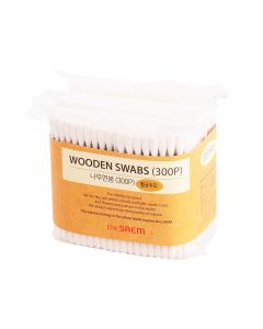 Buy The Saem Wooden Swabs Wooden Swab, 300 pieces (100% cotton) | Online Pharmacy | https://buy-pharm.com