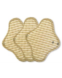 Buy Ecolavand reusable sanitary pads, daily 'Beige strip', set of 3 pcs. | Online Pharmacy | https://buy-pharm.com
