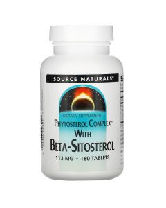 Buy Source Naturals, Vitamins for Heart Health, Phytosterol Complex with Beta Sitosterol, 113 mg, 180 tablets | Online Pharmacy | https://buy-pharm.com