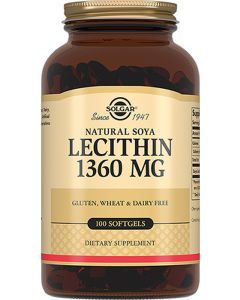 Buy Solgar, Lecithin 'Natural Soy Lecithin', 1360 mg, 100 capsules | Online Pharmacy | https://buy-pharm.com
