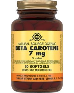 Buy Solgar, Beta Carotene 7 mg 'Beta Carotene 7 mg', 60 capsules | Online Pharmacy | https://buy-pharm.com