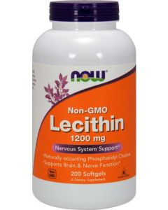 Buy Now Foods Lecithin triple strength 1200 mg, 200 capsules (dietary supplements) | Online Pharmacy | https://buy-pharm.com