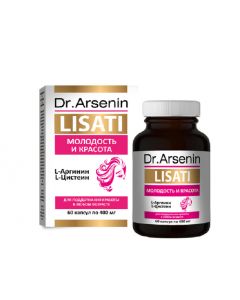 Buy Naturotherapy Dr. Arsenin Lisati 'Youth and beauty' Concentrated food product, 60 capsules | Online Pharmacy | https://buy-pharm.com