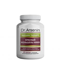 Buy Dr. Arsenin Natural Therapy 'Red ginseng NIIN' Concentrated food product, 60 capsules | Online Pharmacy | https://buy-pharm.com