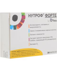 Buy Nutrof Forte capsules 802Mg No. 30 (Bad) | Online Pharmacy | https://buy-pharm.com