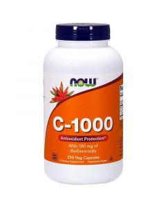 Buy Now Foods, C-1000, with 100 mg of bioflavonoids, 250 vegetable capsules | Online Pharmacy | https://buy-pharm.com