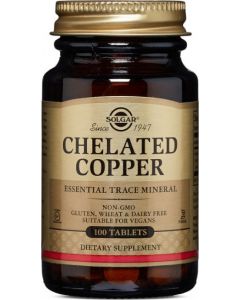 Buy Solgar, Chelated Copper 'Chelated Copper', 400 mg, 100 tablets | Online Pharmacy | https://buy-pharm.com