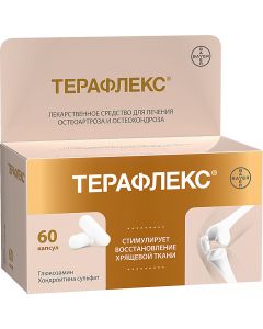 Buy Teraflex, capsules for joint pain, 60 pcs., Bayer | Online Pharmacy | https://buy-pharm.com