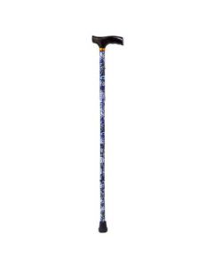 Buy 10121 Folding cane with a T-shaped wooden handle, color 'peonies' | Online Pharmacy | https://buy-pharm.com