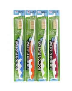 Buy Dr. Plotka, a toothbrush with dental floss, 4 adult toothbrushes | Online Pharmacy | https://buy-pharm.com