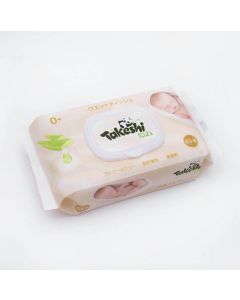 Buy Takeshi Kids Wet wipes for children Aloe Vera extract (with lid) 65 pcs | Online Pharmacy | https://buy-pharm.com