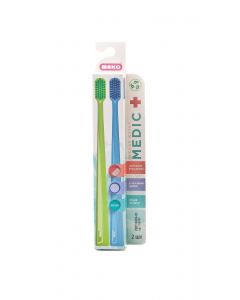 Buy Toothbrush 'Medic + Classic' biodegradable. Set of 2 | Online Pharmacy | https://buy-pharm.com