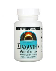 Buy Source Naturals, Zeaxanthin with Lutein, 10 mg, 60 Capsules | Online Pharmacy | https://buy-pharm.com