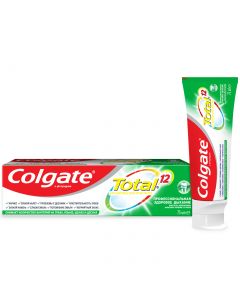 Buy Colgate Toothpaste 'Total 12 Professional. Healthy Breathing', complex, antibacterial, 75 ml | Online Pharmacy | https://buy-pharm.com