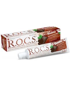 Buy ROCS Teens Chocolate mousse Toothpaste, 74 g | Online Pharmacy | https://buy-pharm.com