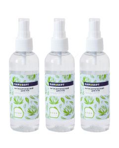 Buy San Sept Spray Antiseptic (sanitizer) for hands and surfaces, 3 pcs. 100 ml each , 70% alcohol, aloe aroma  | Online Pharmacy | https://buy-pharm.com