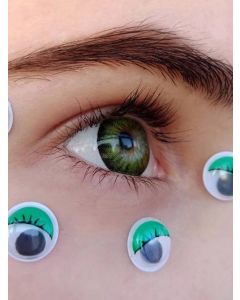 Buy ILLUSION Luxe 1 month colored contact lenses, -0.50 / 14.5 / 8.6, green, 2 pcs. | Online Pharmacy | https://buy-pharm.com