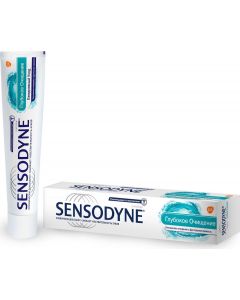 Buy Sensodyne Toothpaste Deep Cleansing, for sensitive teeth, 75 ml | Online Pharmacy | https://buy-pharm.com