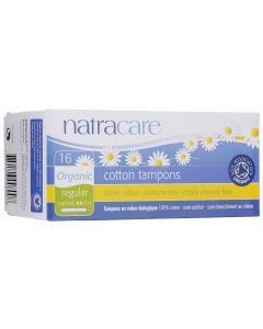 Buy Tampons with Natracare Regular Normal applicator, 16 pieces | Online Pharmacy | https://buy-pharm.com