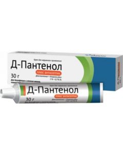 Buy D-Panthenol Plus antiseptic 5% + 0.776% 30.0 cream for external use | Online Pharmacy | https://buy-pharm.com