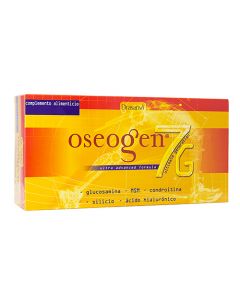 Buy Chondroprotector Oseogen 7G with a high concentration of glucosamine, chondroitin, hyaluronic acid, B vitamins to relieve joint inflammation, drink 20 pcs. | Online Pharmacy | https://buy-pharm.com