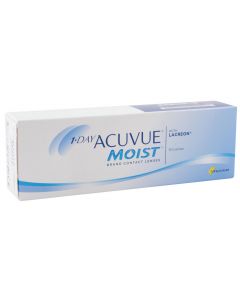 Buy ACUVUE Johnson & Johnson Contact Lenses 1-Day Acuvue Moist Contact Lenses 30pcs / 8.5 Daily, -1.00 / 14.2 / 8.5, 30pcs. | Online Pharmacy | https://buy-pharm.com