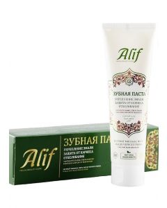 Buy Toothpaste Alif Enamel strengthening, whitening and protection against caries | Online Pharmacy | https://buy-pharm.com