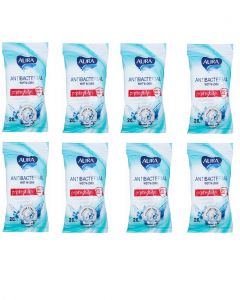 Buy Aura antibacterial wet wipes 8 pack | Online Pharmacy | https://buy-pharm.com