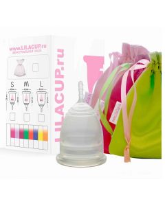 Buy Menstrual cup size PLUS LilaCup BOX L transparent | Online Pharmacy | https://buy-pharm.com