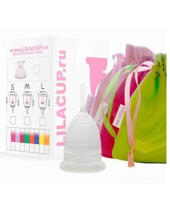 Buy LilaCup BOX PLUS menstrual cup size S transparent | Online Pharmacy | https://buy-pharm.com