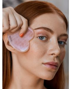 Buy Premium BLOOR 100% Rose Quartz 'Classic Heart' BLOOR Premium Face Massage Gouache Scraper | Online Pharmacy | https://buy-pharm.com