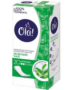 Buy Ola! Silk Sense DAILY DEO Panty liners, Green tea 20 pcs. | Online Pharmacy | https://buy-pharm.com