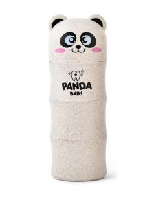 Buy Protective cover for Cartoon Panda toothbrush and paste, children's gray | Online Pharmacy | https://buy-pharm.com