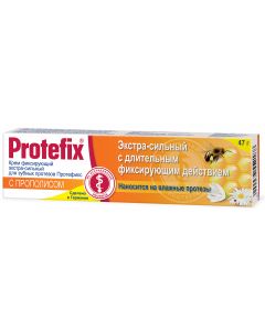 Buy Fixing cream for dentures Protefix, with propolis, extra strong, 47 g | Online Pharmacy | https://buy-pharm.com