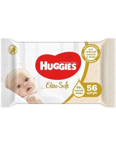 Buy Huggies Elite Soft wet wipes, 56 pcs | Online Pharmacy | https://buy-pharm.com