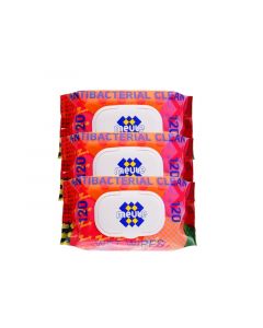 Buy Meule Antibacterial wet wipes 3 packs of 120 pcs | Online Pharmacy | https://buy-pharm.com