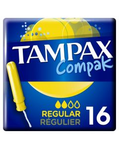 Buy Tampons with applicator TAMPAX Compak Regular, 16 pcs. | Online Pharmacy | https://buy-pharm.com