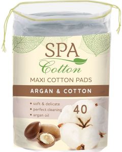 Buy Spa Cotton Argan cotton pads, 40 pcs | Online Pharmacy | https://buy-pharm.com