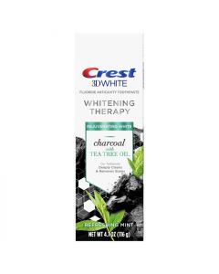 Buy Toothpaste Whitening Firming Crest 3D White Whitening Therapy Charcoal With Tea Tree Oil, 116 g | Online Pharmacy | https://buy-pharm.com