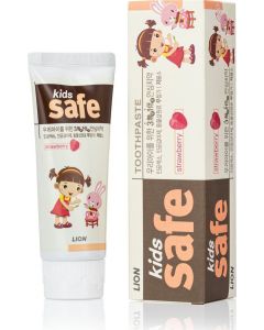 Buy LION Toothpaste for children Kids Safe Strawberry with strawberry flavor 90 g | Online Pharmacy | https://buy-pharm.com