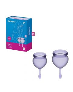 Buy Set of menstrual cups Satisfyer Feel good purple | Online Pharmacy | https://buy-pharm.com