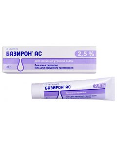 Buy Baziron AS Facial Gel, tube, 2.5%, 40 g | Online Pharmacy | https://buy-pharm.com