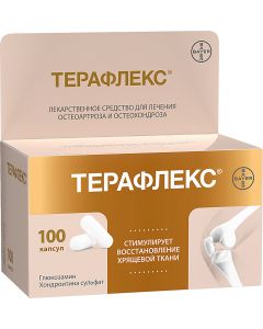 Buy Teraflex, capsules for joint pain, 100 pcs., Bayer | Online Pharmacy | https://buy-pharm.com