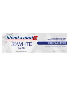 Buy Blend- a-med Toothpaste 3D White Luxe Perfection, 75 ml. | Online Pharmacy | https://buy-pharm.com