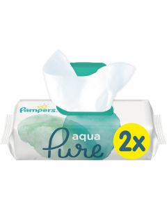 Buy Wet wipes for children Pampers Aqua Pure, 48 pcs x 2 packs | Online Pharmacy | https://buy-pharm.com