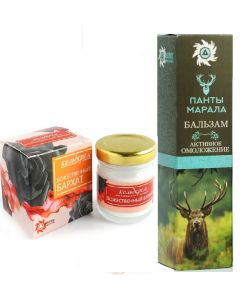 Buy Balm with deer antlers 'Active rejuvenation' 30 ml. + Cold cream 'Divine Velvet' 30 ml | Online Pharmacy | https://buy-pharm.com