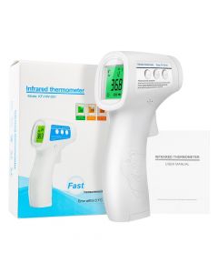 Buy Non-contact infrared thermometer for measuring human temperature (Russian manual) (with batteries) | Online Pharmacy | https://buy-pharm.com