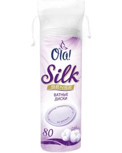 Buy Cotton pads Ola! 'Silk Sense', 80 pcs | Online Pharmacy | https://buy-pharm.com