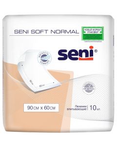 Buy Medical diaper Seni Soft Normal 90 x 60 cm, 60 x 90 cm, 10 pcs | Online Pharmacy | https://buy-pharm.com