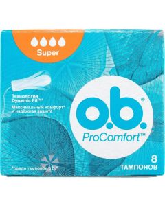 Buy OB Tampons 'ProComfort Super', 8 pcs | Online Pharmacy | https://buy-pharm.com